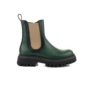 Členková Obuv Marni Track Sole Leather Chelsea Boots Zelená 32