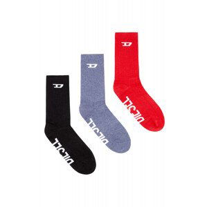 Ponožky Diesel Skm-Ray-Threepack Socks Rôznofarebná L