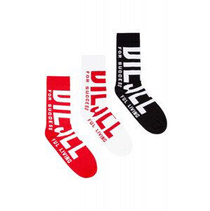 Ponožky Diesel Skm-Ray-Threepack Socks Rôznofarebná M