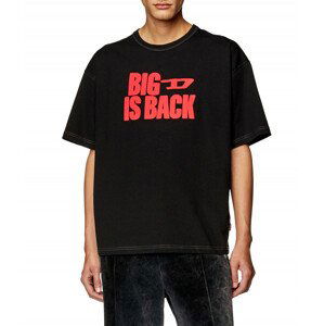 Tričko Diesel T-Boxt-Back T-Shirt Čierna M