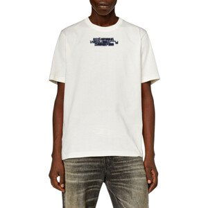 Tričko Diesel T-Just-Slits-N6 T-Shirt Off White