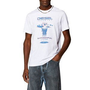 Tričko Diesel T-Diegor-K69 T-Shirt Biela M