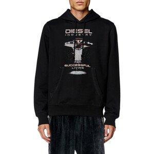 Mikina Diesel S-Ginn-Hood-K36 Sweat-Shirt Čierna S