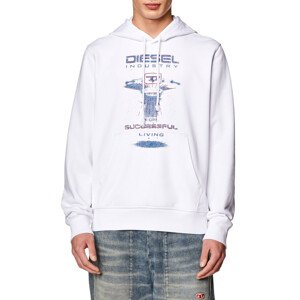 Mikina Diesel S-Ginn-Hood-K36 Sweat-Shirt Biela L