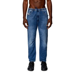 Džínsy Diesel 2040 D-Amage Jogg Sweat Jeans Modrá 28