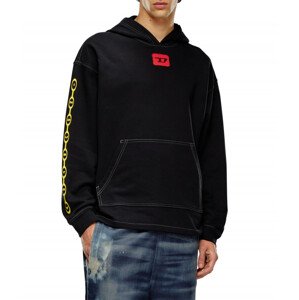 Mikina Diesel S-Baxt-Hood-N1 Sweat-Shirt Čierna M