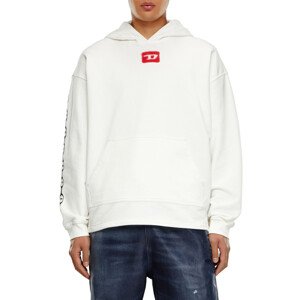 Mikina Diesel S-Baxt-Hood-N1 Sweat-Shirt Biela S