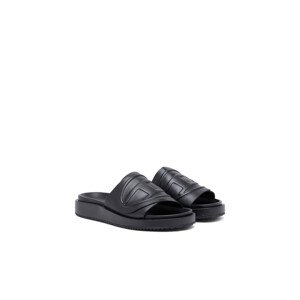 Šľapky Diesel Oval D Sa-Slide D Oval Sandals Čierna 40