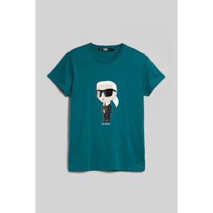 Tričko Karl Lagerfeld Ikonik 2.0 Karl T-Shirt Zelená Xs