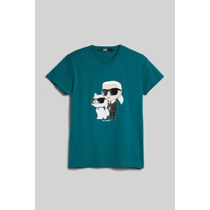 Tričko Karl Lagerfeld Ikonik 2.0 T-Shirt Zelená Xs