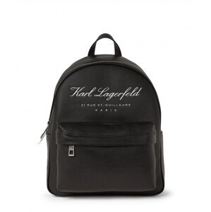 Batoh Karl Lagerfeld Hotel Karl Backpack Tech Leath Čierna None