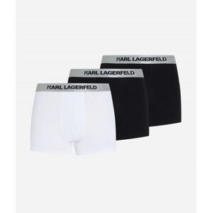 Spodná Bielizeň Karl Lagerfeld Metallic Elastic Trunk Set 3-Pack Čierna S