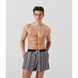 Plavky Karl Lagerfeld Seasonal Aop Short Boardshorts Čierna M