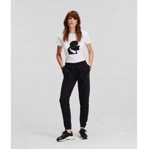 Tepláky Karl Lagerfeld Ikonik 2.0 Glitter Sweatpants Čierna Xs