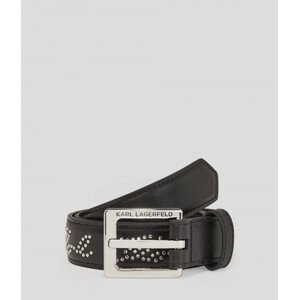 Opasok Karl Lagerfeld K/Signature Rocky Belt Čierna 65