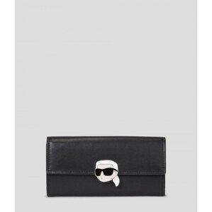 Peňaženka Karl Lagerfeld K/Ikonik 2.0 Leather Con Fl Wl Black