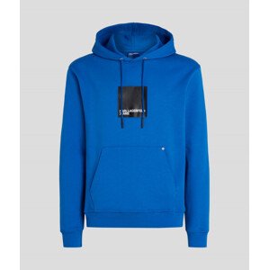 Mikina Karl Lagerfeld Jeans Klj Regular Logo Hoodie Modrá S