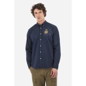 Košeľa La Martina Man Shirt Ls Poplin Navy