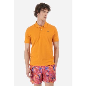 Polokošeľa La Martina Man Polo S/S Piquet Stretch Oranžová M