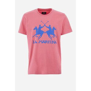 Tričko La Martina Man S/S T-Shirt Jersey Ružová Xl