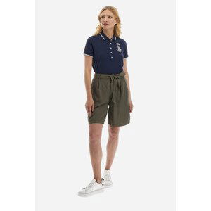 Šortky La Martina Woman Bermuda Tencel Twill Zelená 38