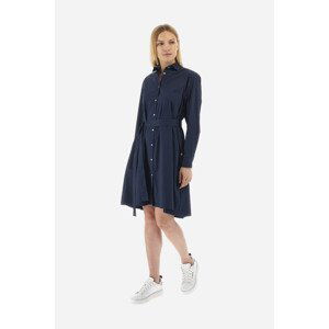 Šaty La Martina Woman Dress Poplin Modrá 2