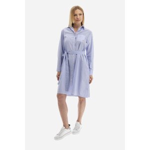 Šaty La Martina Woman Dress Striped Poplin Modrá 1