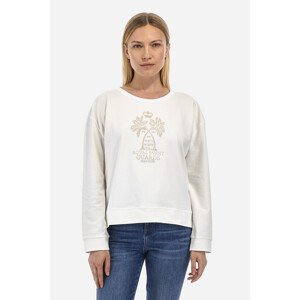 Mikina La Martina Woman Fleece Crewneck L/S Spri Biela 1