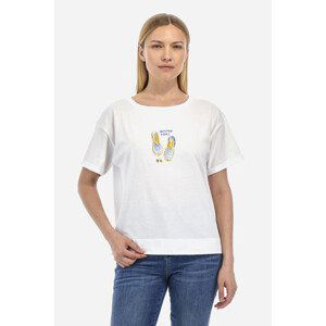 Tričko La Martina Woman T-Shirt 40/1 Cotton Jers Biela 3