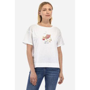 Tričko La Martina Woman T-Shirt 40/1 Cotton Jers Biela 1