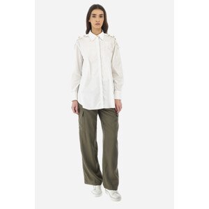 Nohavice La Martina Woman Cargo Pant Tencel Twill Zelená 42