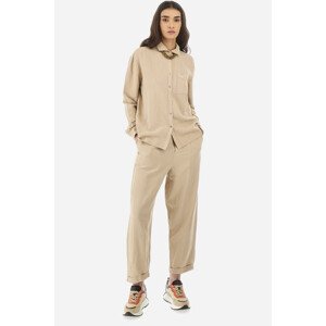 Nohavice La Martina Woman Trousers Oxford Viscoli Hnedá 2