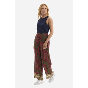 Nohavice La Martina Woman Trousers Printed Diamond Ružová 1