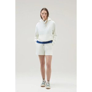 Šortky Woolrich Cotton Fleece Short Biela L