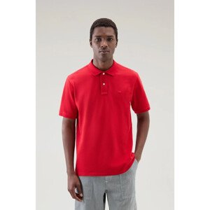 Polokošeľa Woolrich Classic American Polo Červená L