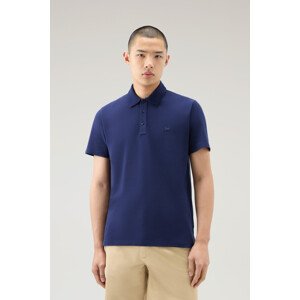 Polokošeľa Woolrich Ice Cotton Polo Modrá L