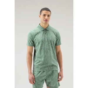 Polokošeľa Woolrich Tropical Overdyed Polo Zelená L