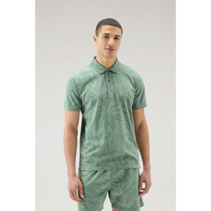 Polokošeľa Woolrich Tropical Overdyed Polo Zelená Xl