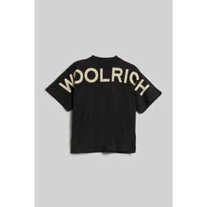 Tričko Woolrich Trail Logo T-Shirt Čierna Xxs
