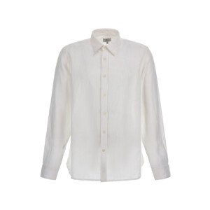 Košeľa Woolrich Linen Shirt Biela Xxxl