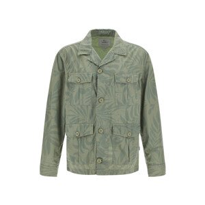 Bunda Woolrich Tropical Print Overshirt Zelená L