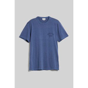 Tričko Woolrich Garment Dyed Logo T-Shirt Modrá L