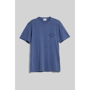Tričko Woolrich Garment Dyed Logo T-Shirt Modrá Xxl