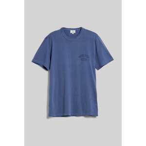 Tričko Woolrich Garment Dyed Logo T-Shirt Modrá Xl