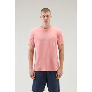 Tričko Woolrich Light Garment Dyed T-Shirt Žltá M