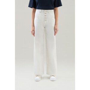 Nohavice Woolrich Cotton Twill Pant Biela 26