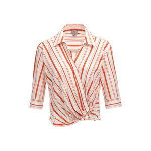 Blúzka Woolrich Stripe Poplin Blouse Biela L