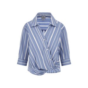 Blúzka Woolrich Stripe Poplin Blouse Modrá S