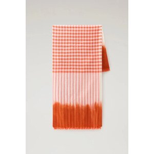 Šatka Woolrich Buffalo Tye Dye Scarf Oranžová None