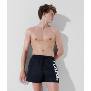 Plavky Karl Lagerfeld Karl Logo Short Boardshorts Black